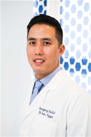 A photo of Sean Nguyen, DMD, an endodontist at Center City Emergency Dentist.