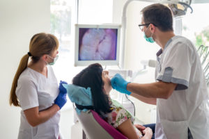 doctors using intraoral camera in Philadelphia